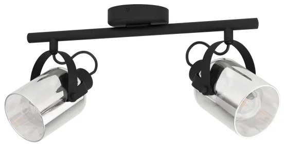 Eglo 99053 - Spotlámpa BERREGAS 2xE27/40W/230V