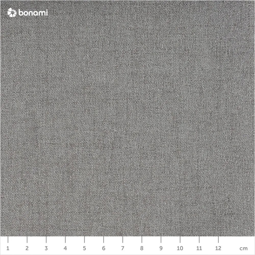 Szürke kárpitozott franciaágy ágyrács nélkül 160x200 cm Mattis – Meise Möbel