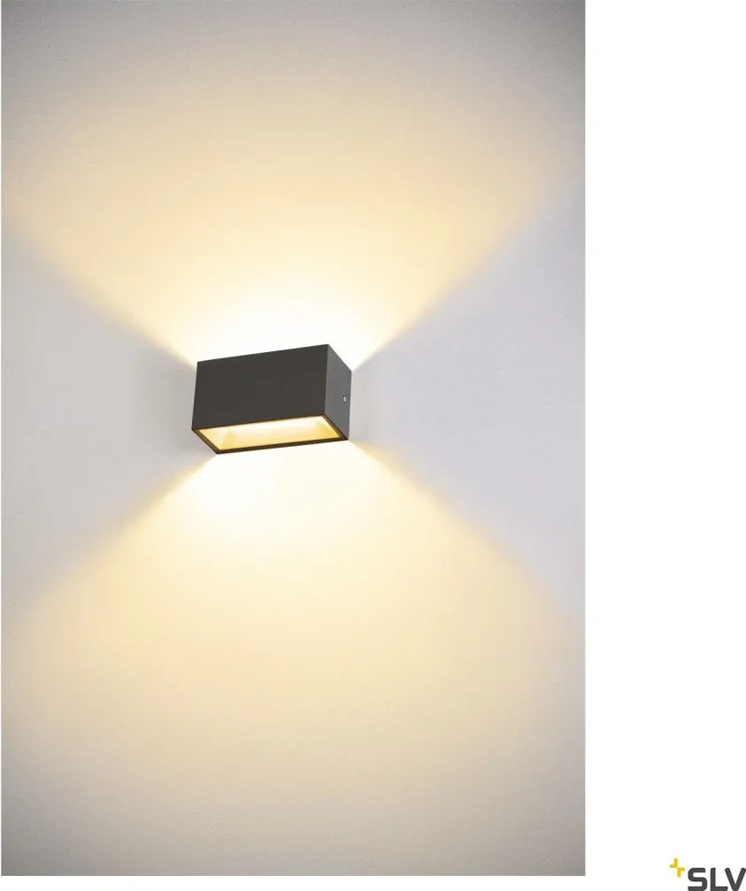 SLV 1005151 SITRA Modern Kültéri Fali Lámpa Antracit LED IP44