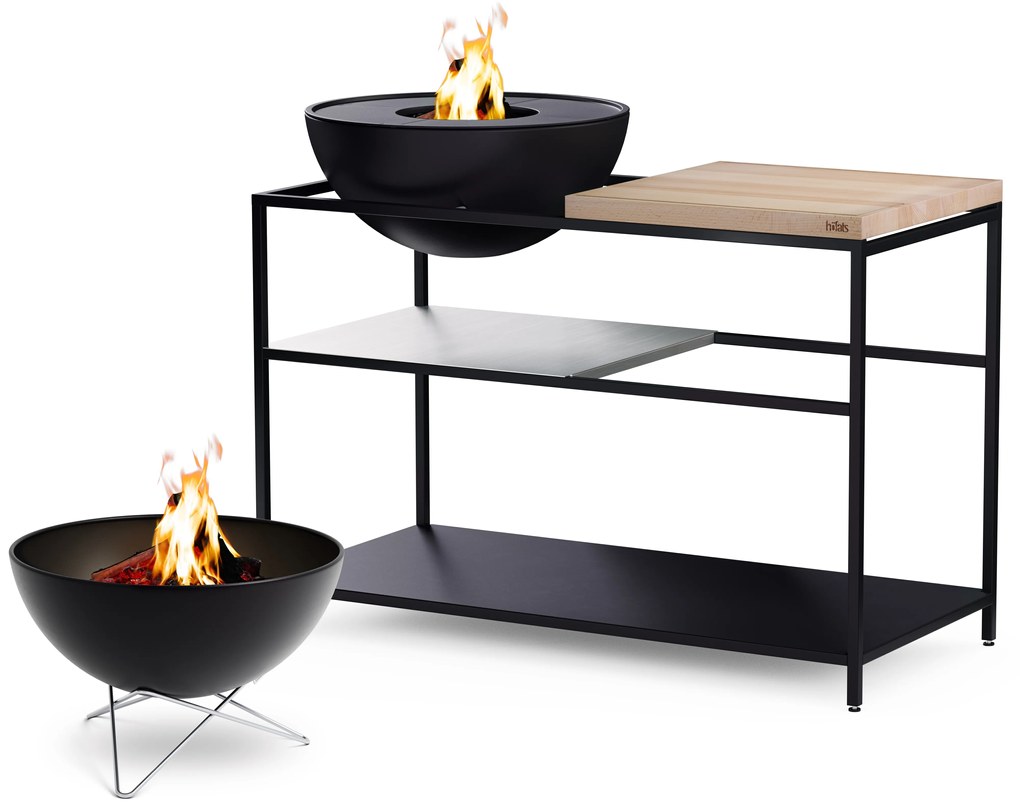 TŰZKONYHA TÁLAL 57 + 2x Plancha + drót. alap - Höfats