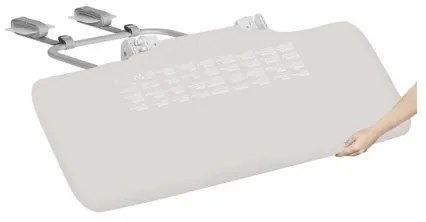 Lionelo - Biztonsági ágy korlát LORA szürke