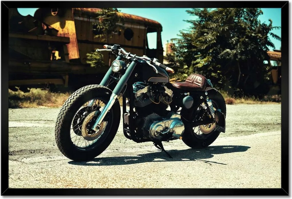 Poszterek keretben 60x40 Klasszikus motorkerékpár Motor