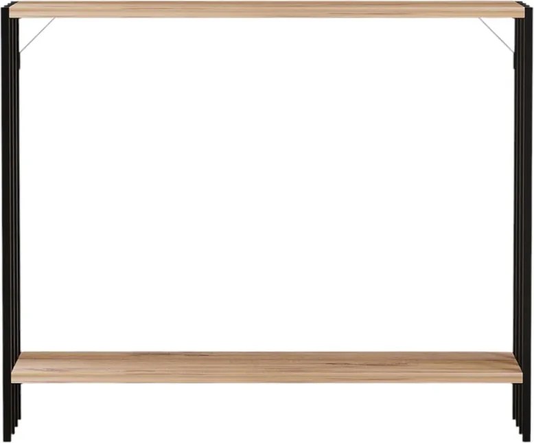 Konzolasztal, atlanti fenyő, 90x26x74 cm