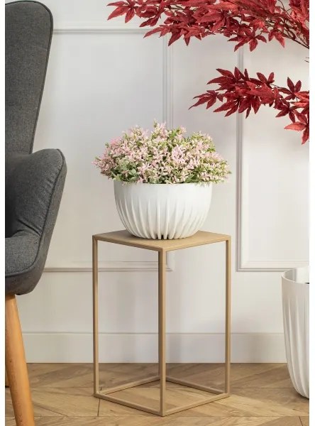 Virágállvány 40x24 cm bézs