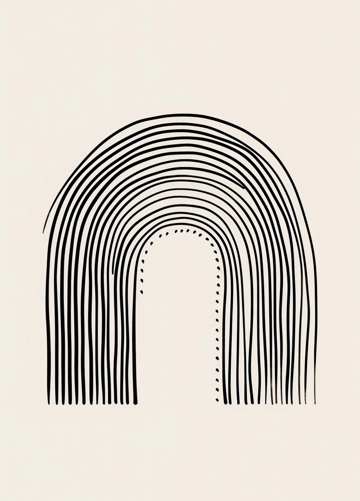 Poszter 39,5x55cm Ív szimmetria