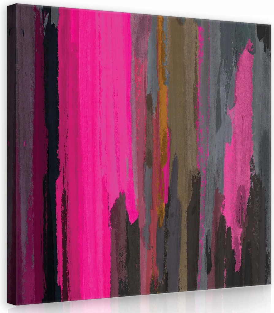 Vászonkép 40x40 Absztrakt kifejezés szín textúra dinamika modern művészet