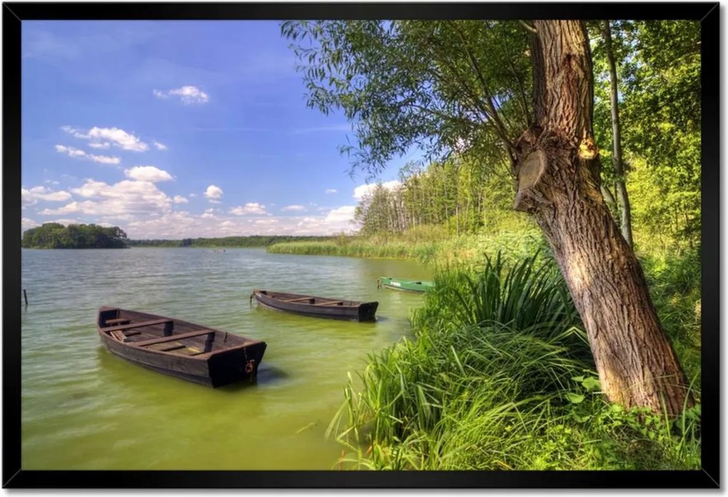 Poszterek keretben 60x40 Séta Wolsztyński park
