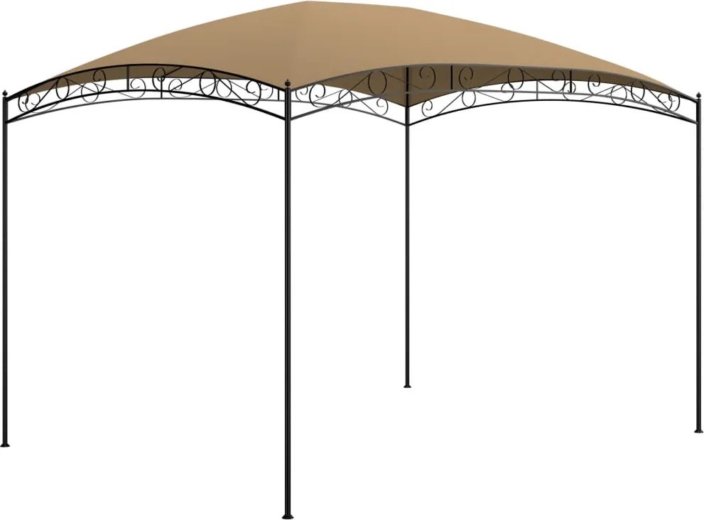 vidaXL tópszínű pavilon 3 x 4 x 2,65 m 180 g/m²