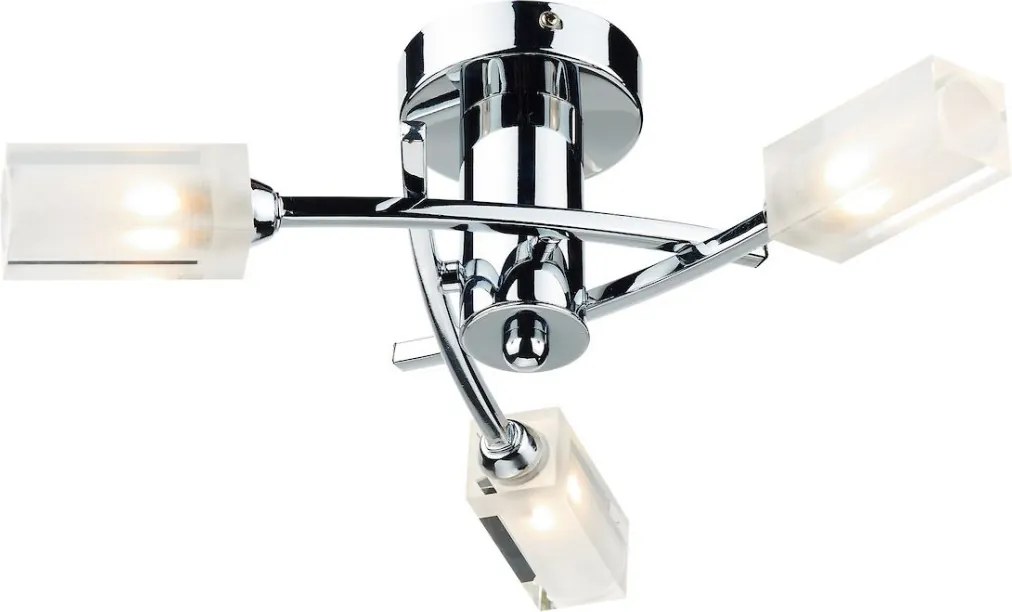 DAR LIGHTING MOR0350 MORGAN Mennyezeti Csillár Csiszolt Króm, Átlátszó G9 IP20