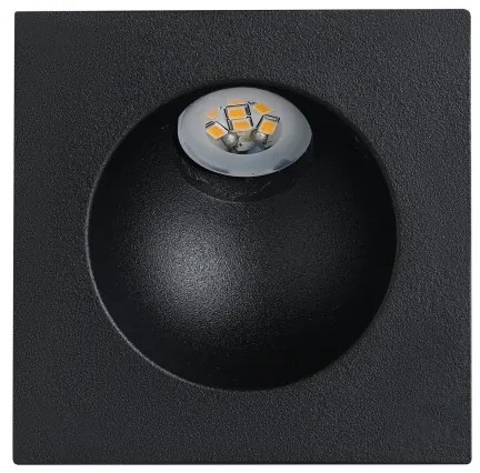 Eglo 900251 - LED Lépcsőmegvilágító ZARATE LED/2W/230V 3000K fekete