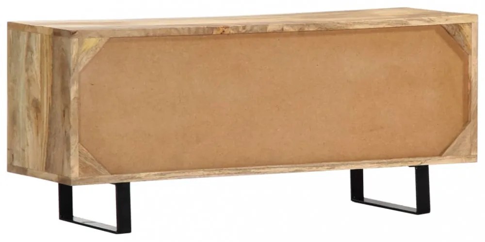 tömör mangófa TV-szekrény 90 x 30 x 40 cm