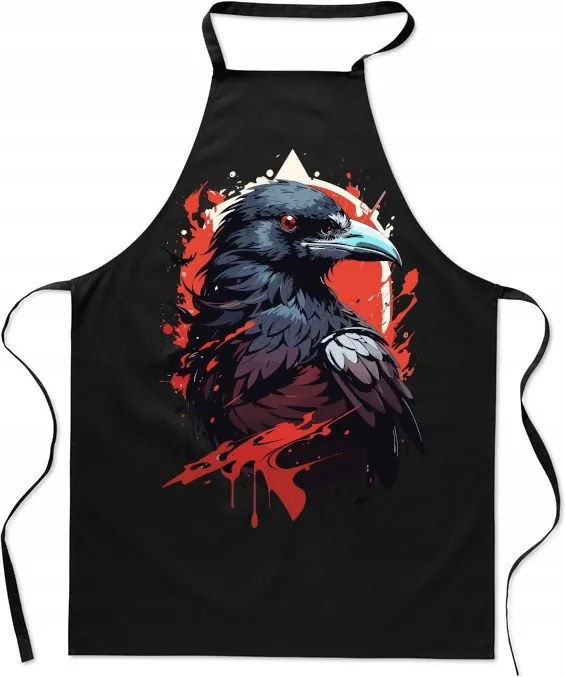 Konyhai kötény Holló Színes Divatos Nyomtatott Ajándék Neki