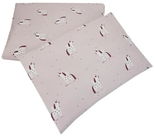 EKO - Pamut muszlin ágynemű a kiságyhoz UNICORN 2 részes