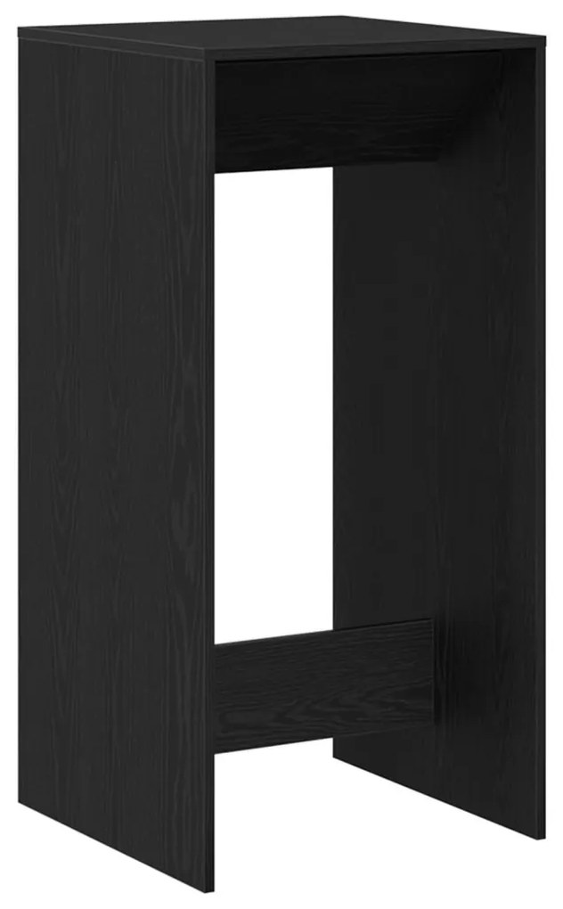 vidaXL Bárasztal Fekete tölgy 51 x 50 x 103,5 cm Faanyag