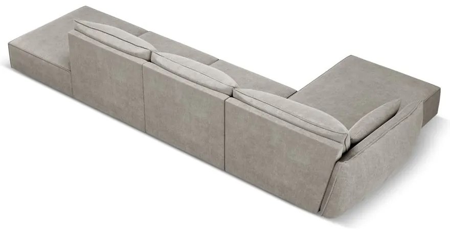 Világosszürke sarokkanapé (bal oldali) Vanda – Mazzini Sofas