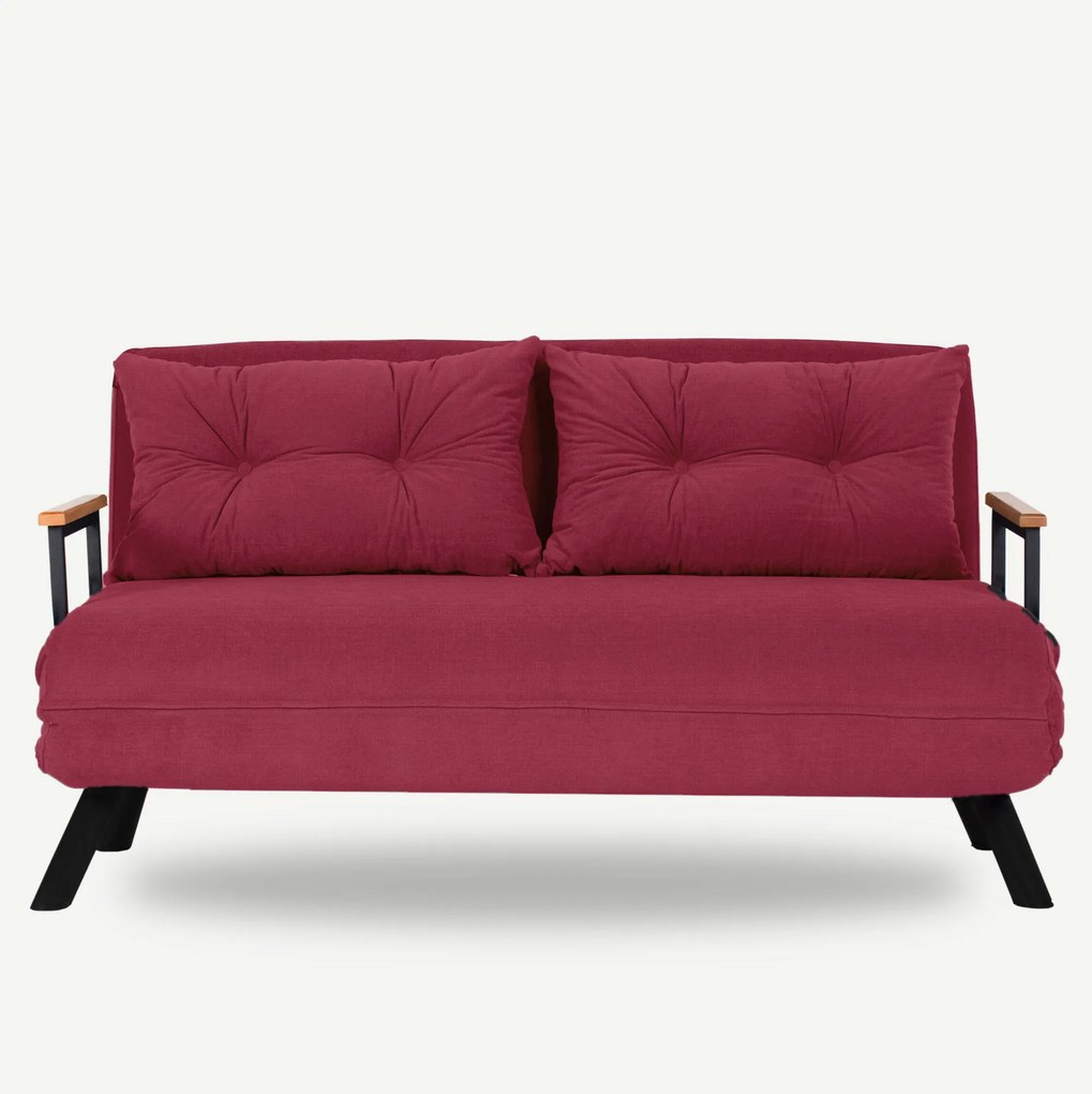 Kanapé futon  Sandy (bordó). 1062310