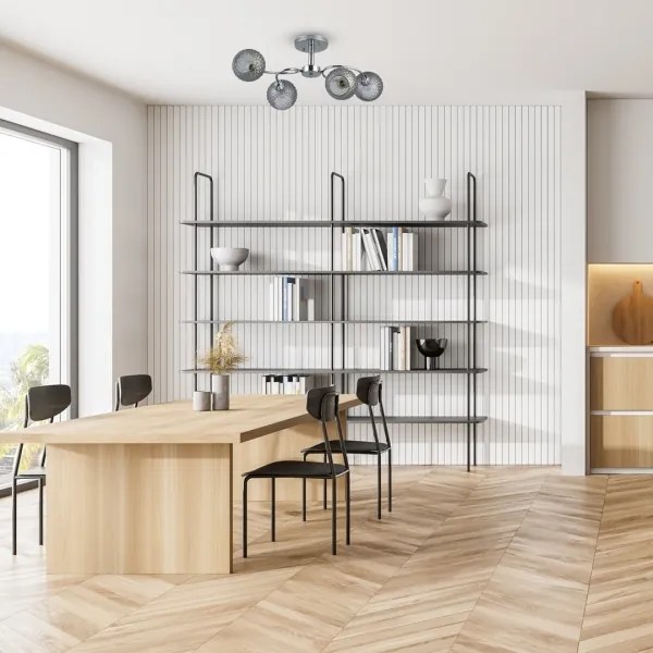 Felületre szerelhető csillár OAKLAND 4xE27/60W/230V