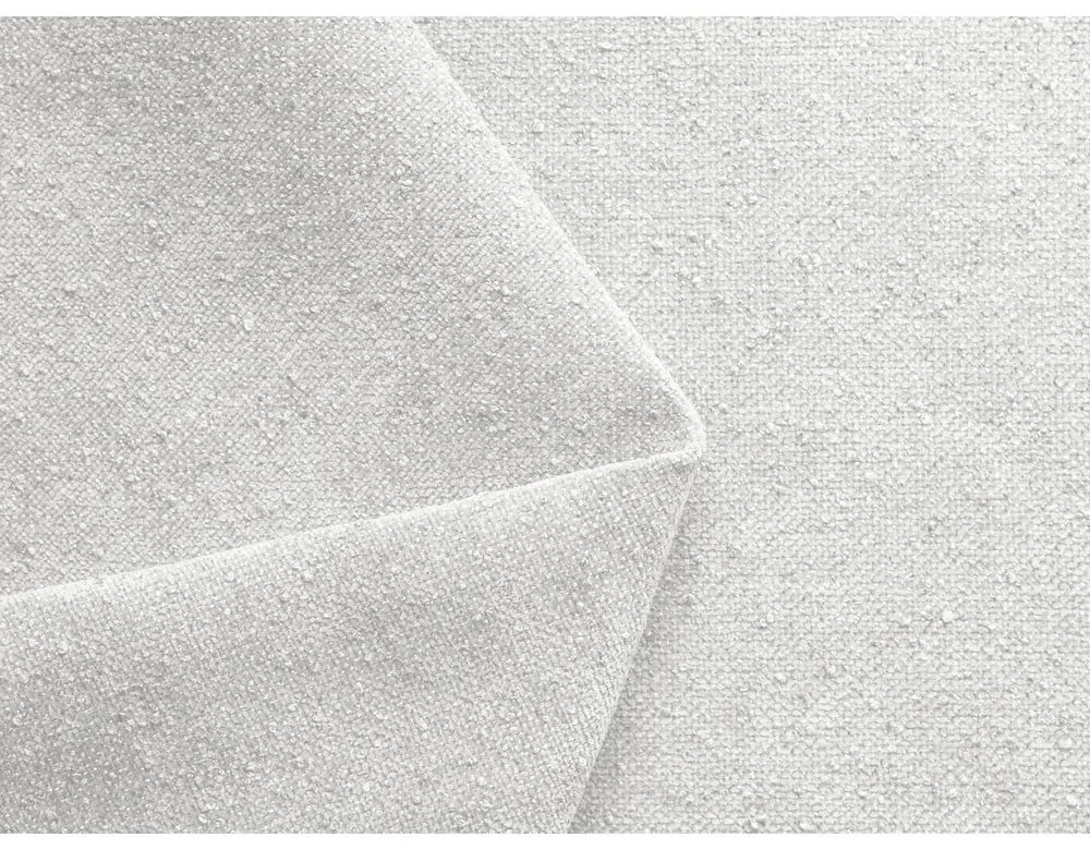 Fehér kárpitozott ágyneműtartós franciaágy ágyráccsal 180x200 cm Hauke – Makamii