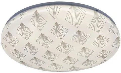 RÁBALUX 3078 BENITA Ufo Lámpa Fehér Mintás IP20