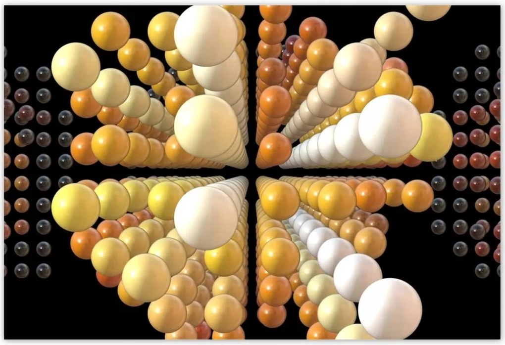 Poszterek 200x135 Narancssárga absztrakt