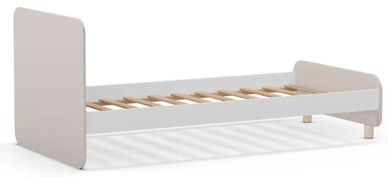 Krémszínű borovi fenyő gyerekágy 90x190 cm Nora – Marckeric