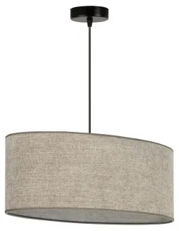 Duolla - Csillár zsinóron OVAL 1xE27/15W/230V barna