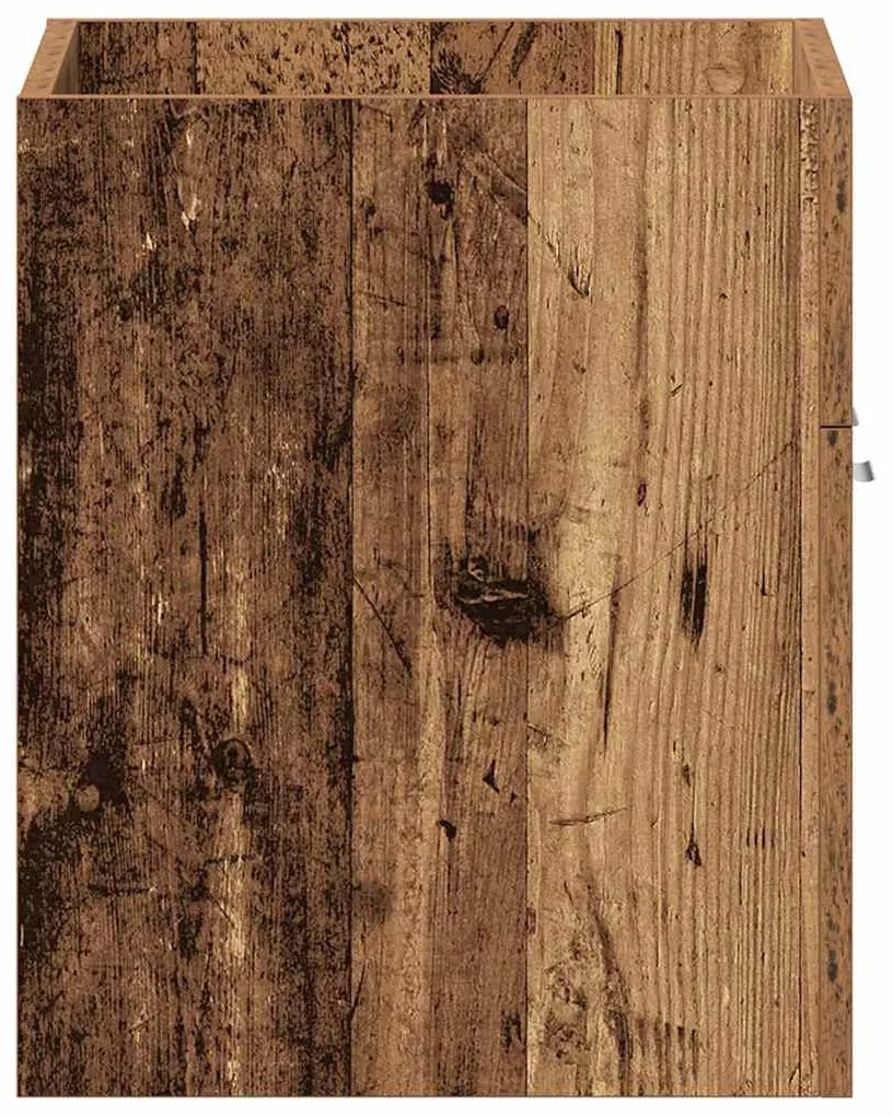 antik fa szerelt fa mosdószekrény 60x38,5x46 cm