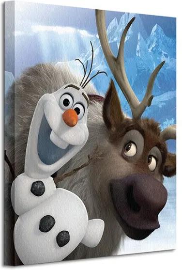 Vászonkép Disney Frozen (Olaf and Sven) 40x50cm WDC94596