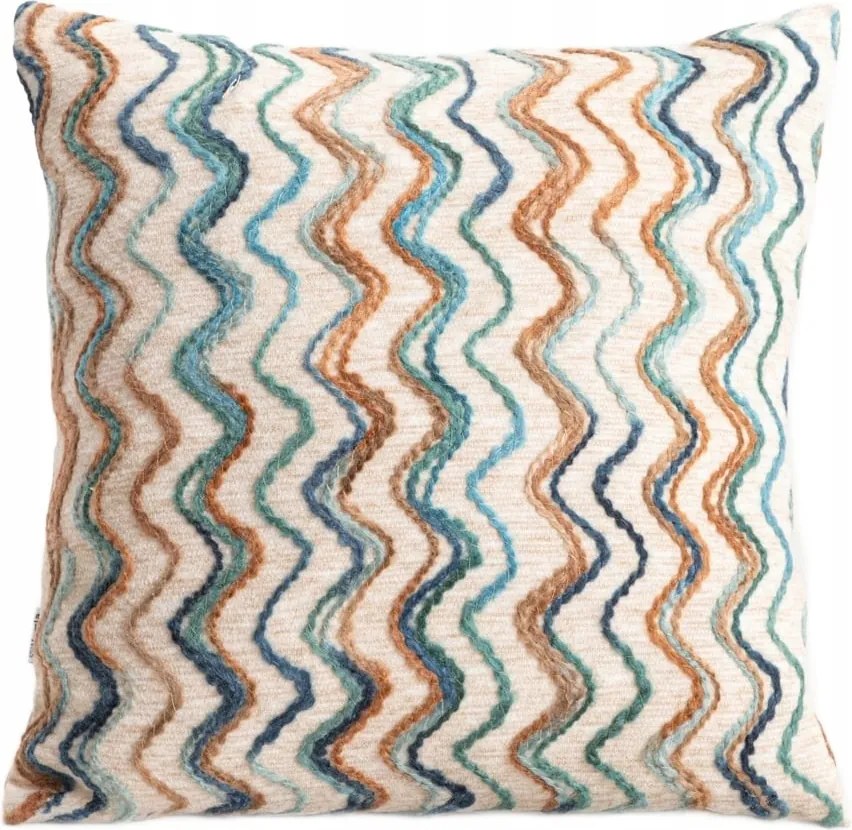 Gimena párnahuzat strukturált többszínű mintával 45x45cm Homla