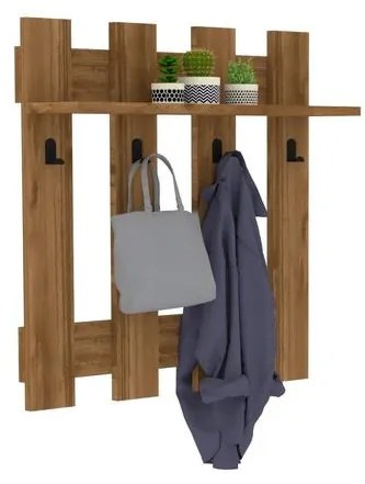 Fali fogas Carina - Walnut