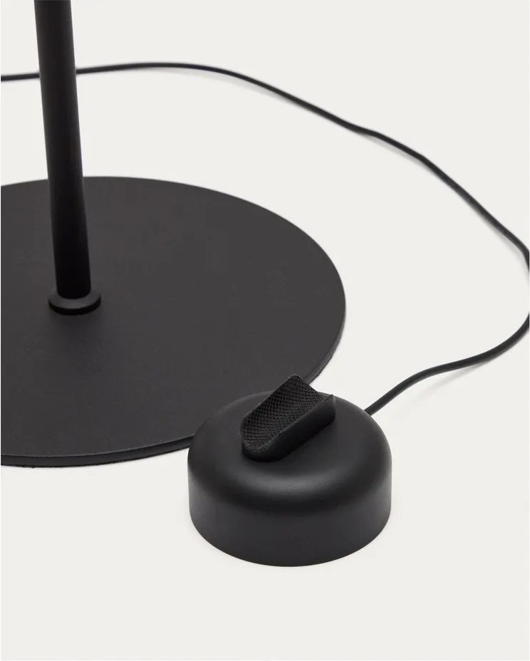 Fekete LED dimmelhető állólámpa (magasság 160 cm) Orey – Kave Home