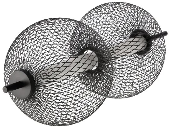 PUMA LED zsinóros függeszték LED/10W/230V, átm. 14 cm, fekete