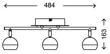 Briloner 2040-032 - LED RGB állítható spotlámpa 3xLED/3,3W/230V + DO
