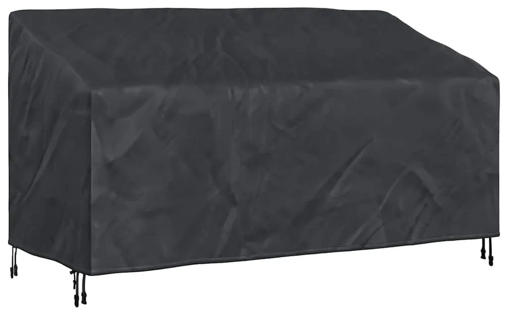Kerti Pad Borító Fekete 175 x 85 x 65 / 94 cm 600D szövet