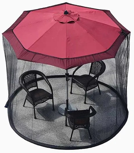 Szúnyogháló napernyőre