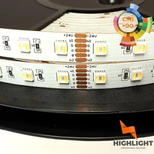 30m Led szalag Rgb+cct 24V 13,6W 60xSMD5050 CRI90