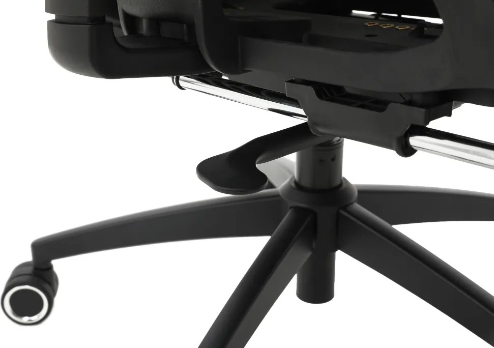 Irodai szék, sötétszürke/fekete, teherbírás 150 kg, VILMER