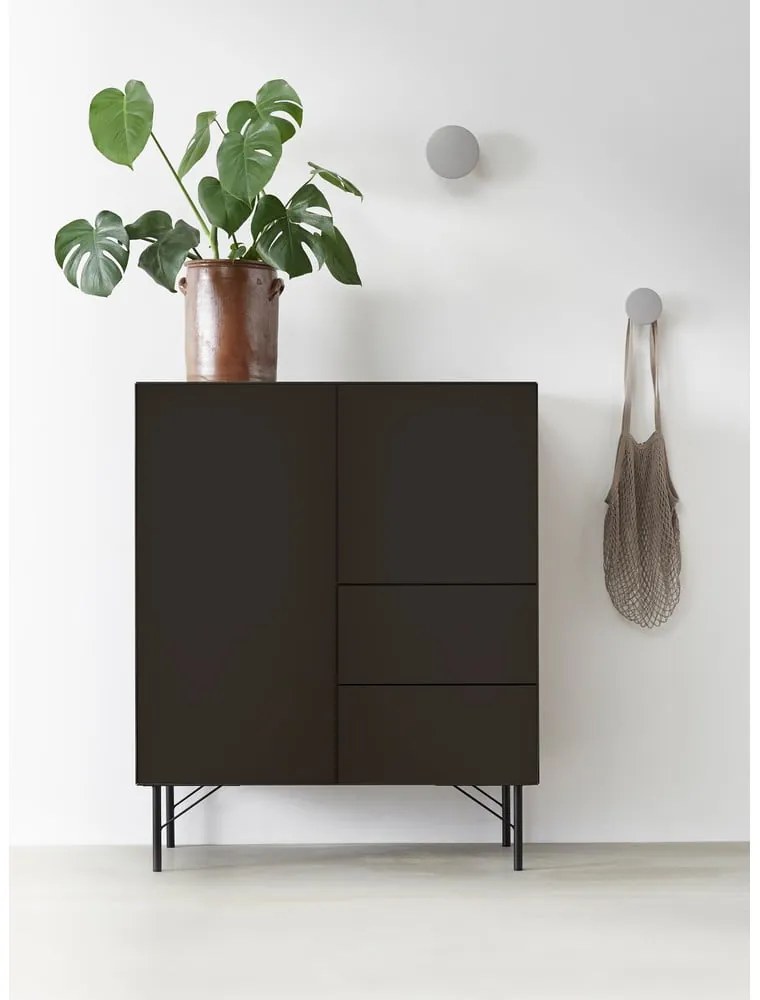 Edge fekete komód - Hammel