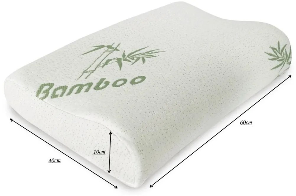 Anatómiai párna luxus Bamboo Memory 40x60x10cm TiaHome