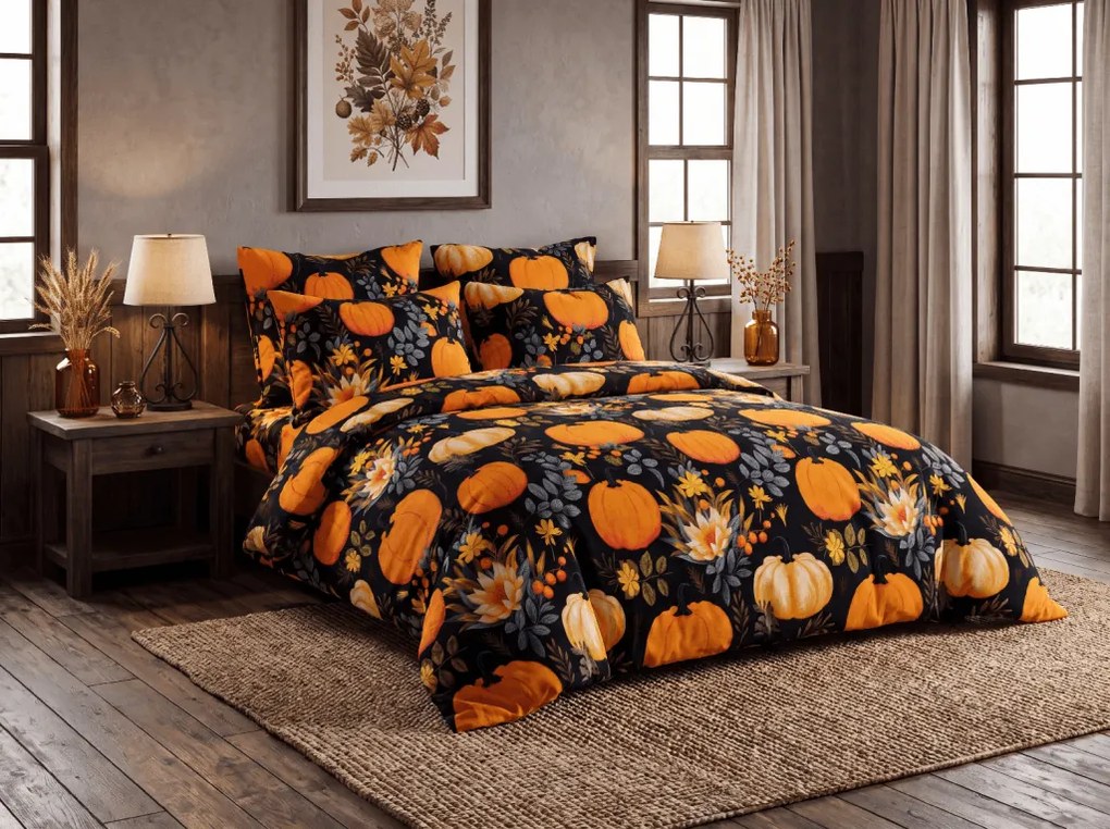 Mikroplüss ágyneműhuzat PUMPKINZA színes kivitel Ágyneműhuzat mérete: 70 x 90 cm | 140 x 220 cm