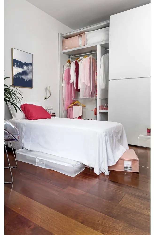 Vákuumos műanyag ruhatároló doboz 65x45x27 cm Pink Edition – Compactor