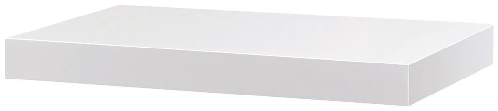 Fali polc P-023 WT2 fehér matt, 40 x 24 x 4 cm, matt