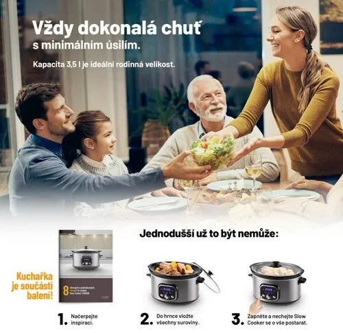 Lauben Slow Cooker 3500SB lassú főzőedény