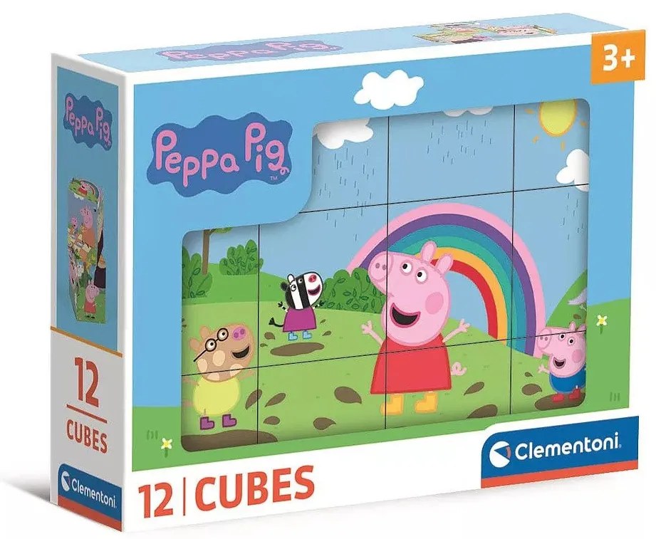 Peppa malac Nature Class mesekocka 12 db-os Clementoni