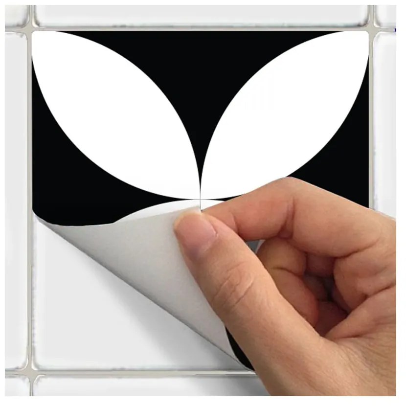 Wall Decal Cement Tiles Aniello 60 db-os falmatrica szett, 15 x 15 cm - Ambiance