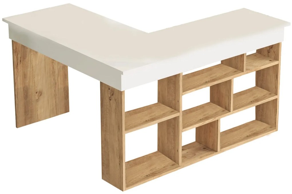 Design sarok íróasztal Daisy fenyő
