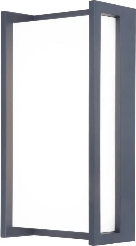 LUTEC 5193013118 QUBO Modern Kültéri Fali Lámpa Antracit LED IP44