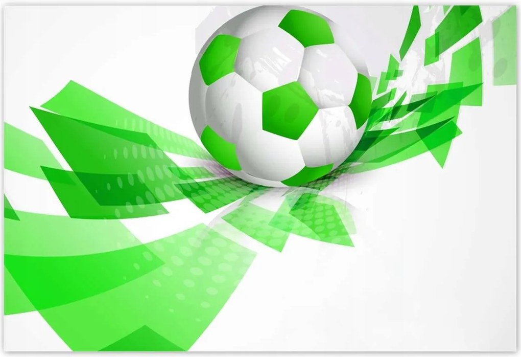 Poszterek 200x135 Zöld focilabda