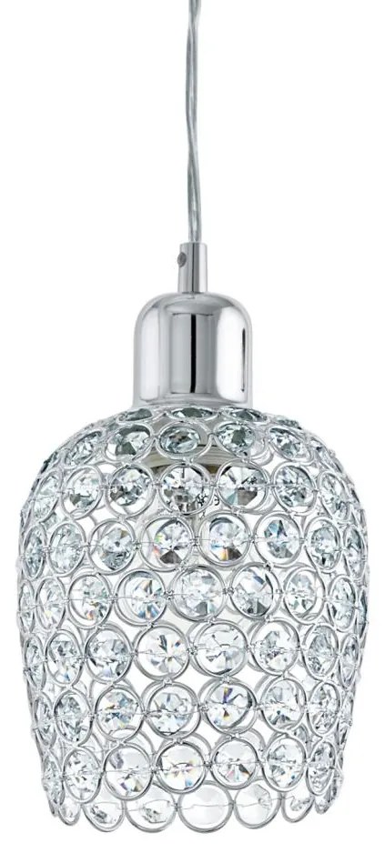 Eglo 94896 - Kristály csillár BONARES 1 1xE27/60W/230V