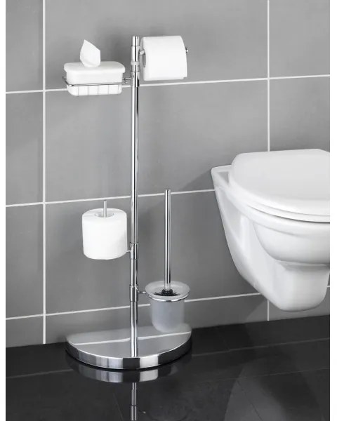 WENKO 196022500 - WC-központ SPACE MARVEL 34x84,5 cm ezüst/szatén